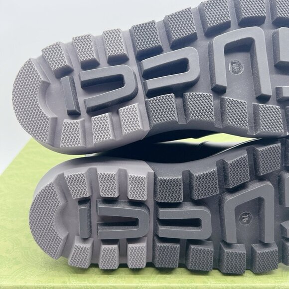 Gucci Chelsea Leather Interlocking GG Ankle Boots Black Men’s UK 7.5 US 8 - Picture 11 of 14